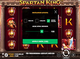 Die Autoplay Funktion bei Spartan King