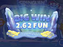 A Big Win on the Spinguin Slot Machine