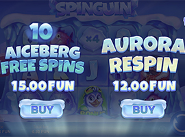The Buy Bonus on the Spinguin Online Slot