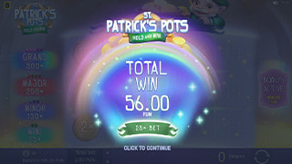 St. Patrick's Pots Hold and Win Bonus