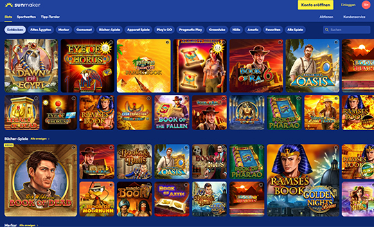 Logo des Sunmaker Casinos.