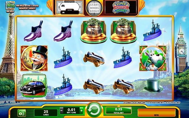 The Popular Monopoly Slot From Land Casinos Comes To The Online Market