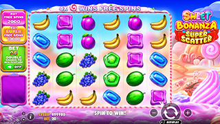 Sweet Bonanza Super Scatter Gameplay