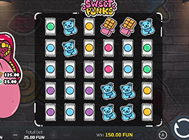A Big Win on the Sweet Punks Slot Machine