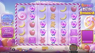 Sweet Rush Bonanza Gameplay