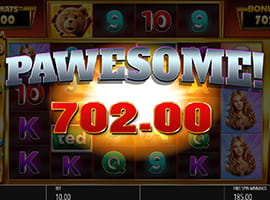 A Big Win on the Ted Megaways Slot Machine