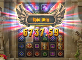 A Big Win on the Templar Tumble Slot Machine