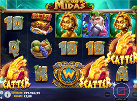 Die Freispielrunde am The Hand of Midas Online Slot