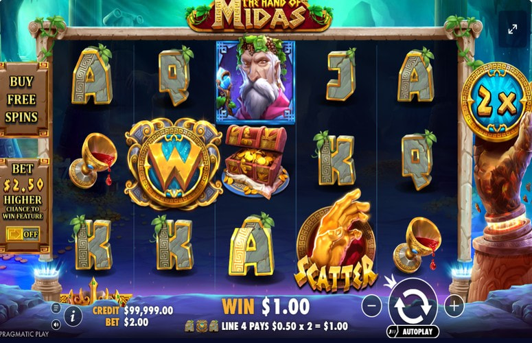 The Hand of Midas by Pragmatic Play