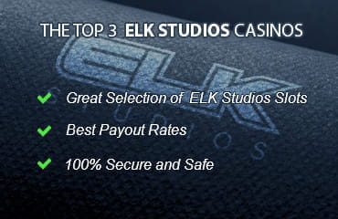 The Top 3 ELK Studios Casinos. Great selection of ELK Studios slots. Best payout rates. 100% secure and safe.