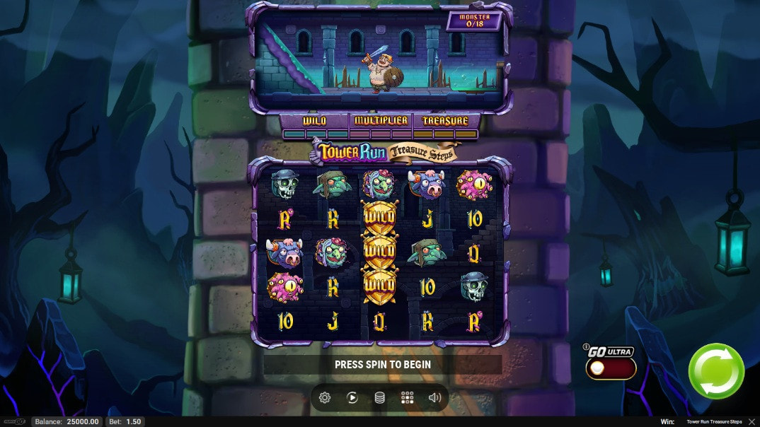 Tower Run Treasure Steps Demo Game