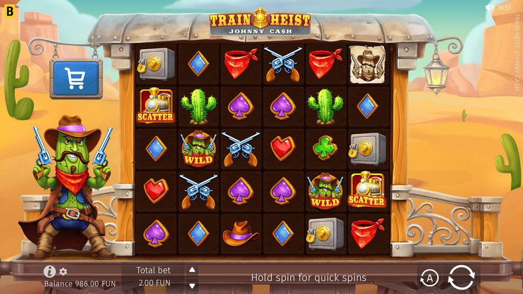 Train Heist Johnny Cash Demo Game