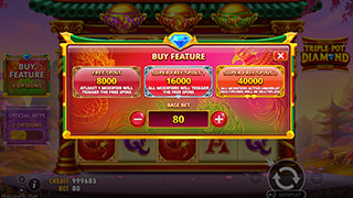 Triple Pot Diamond Bonus