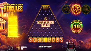 Triple Pot Plinko – Hercules Bonus