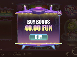 The Buy Bonus on the UFO Joe Online Slot