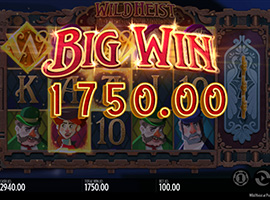 A Big Win on the Wild Heist at Peacock Manor Slot Machine