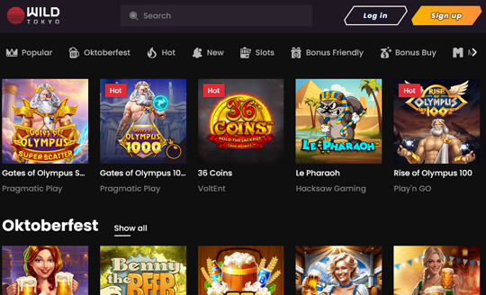 Wild Tokyo Online Casino
