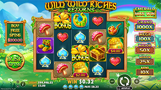 Wild Wild Riches Returns Bonus