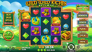 Wild Wild Riches Returns Gameplay
