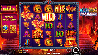 Zeus vs Hades – Gods of War 250 Bonus