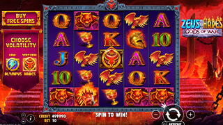 Zeus vs Hades – Gods of War 250 Gameplay