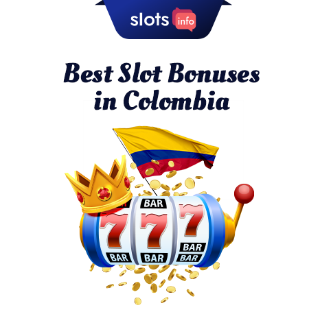 Slot Reels with Lucky Numbers and Colombian Flag