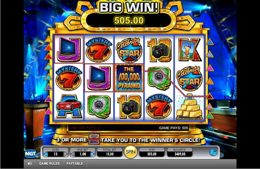 The 100,000 Pyramid Slot by IGT