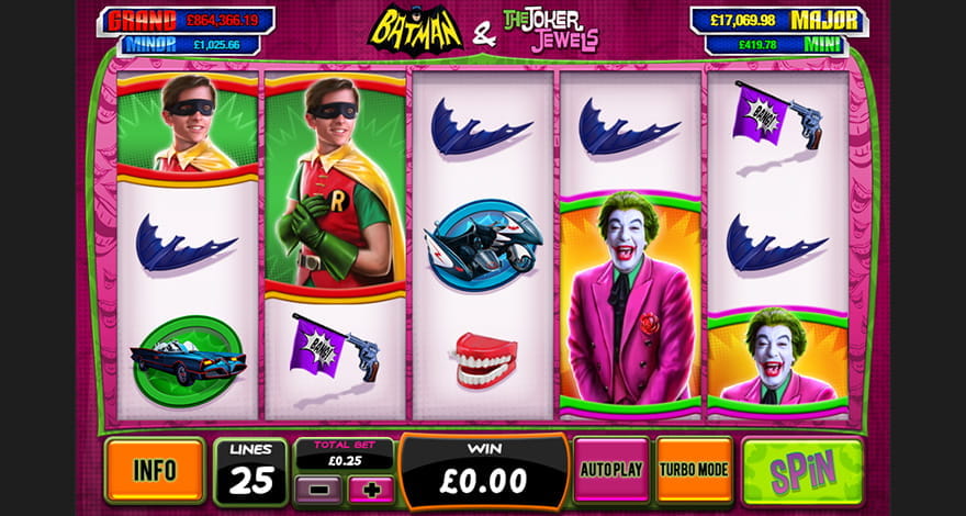 Batman and the Joker Jewels Slot