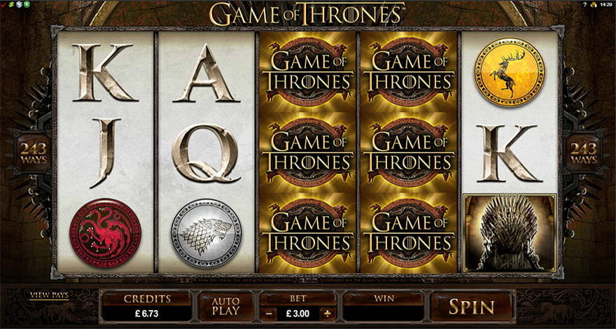 Game of Thrones Video Slot