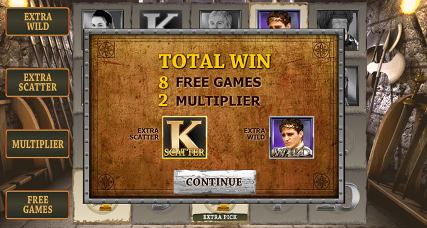 Gladiator Coliseum Bonus