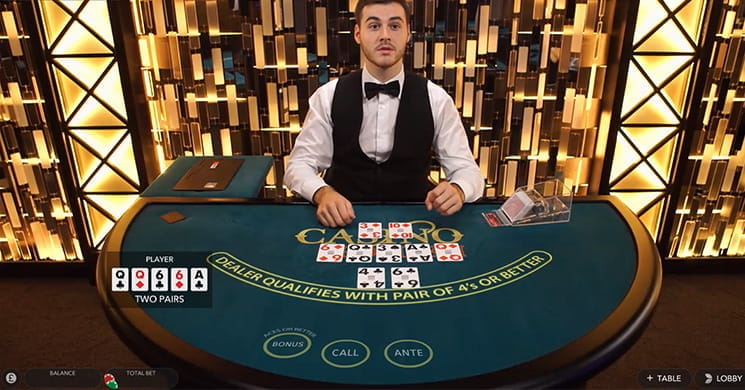 Live Casino Hold’em from Evolution Gaming