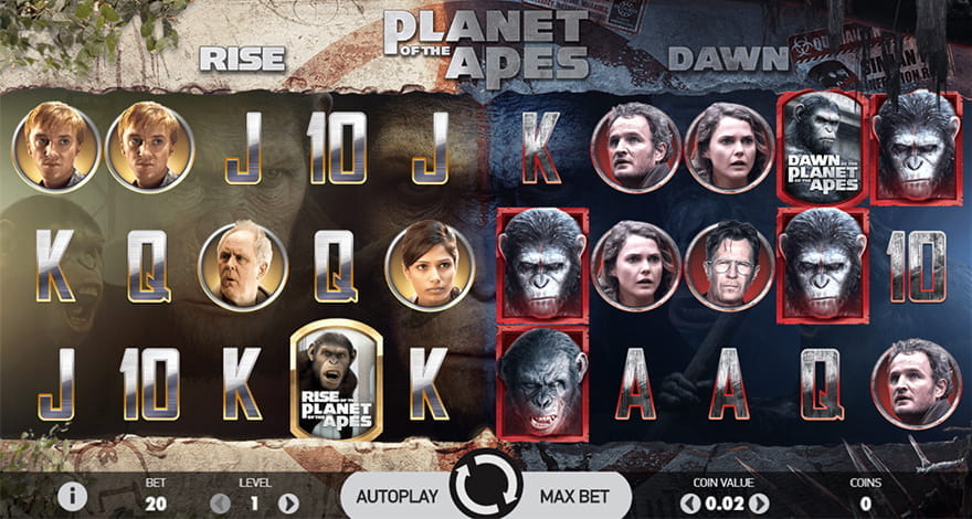 Planet of the Apes Video Slot