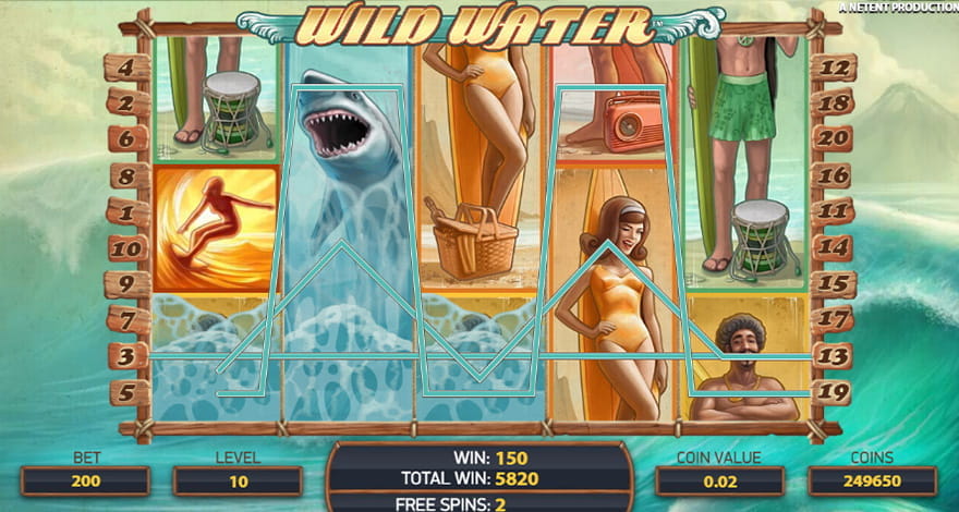 Wild Water Slot – Expanding Wild