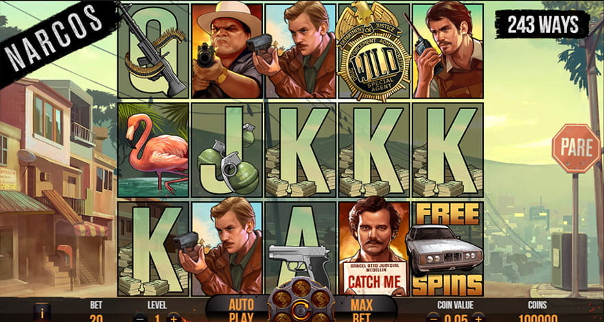 Narcos Slot Gameplay