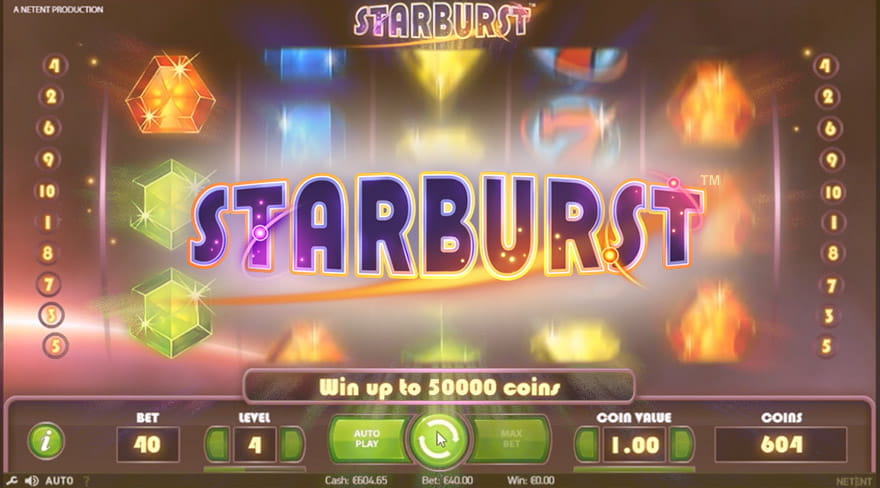 Play the Today Most Popular Video Slot – Starburst by NetEnt