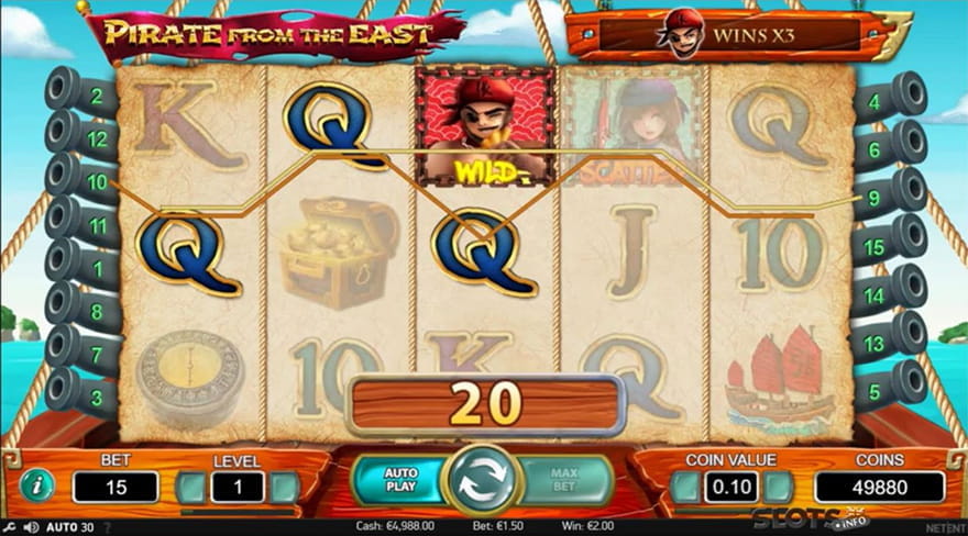 wms pirate 1990 slot