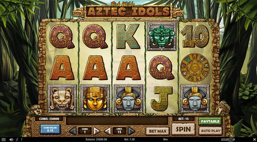 Aztec Idols Slot Game 