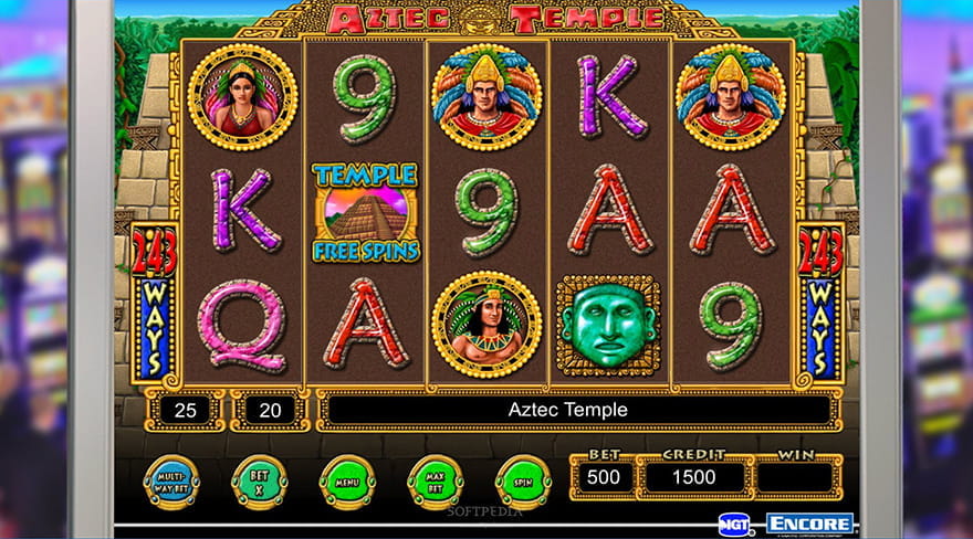 Aztec Temple Slot Game 