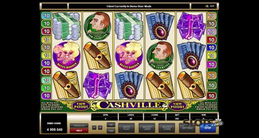 Cashville Slot by Microgaming