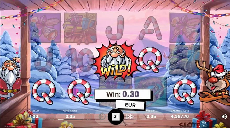 Christmas Slot Games Santa VS Rudolph 