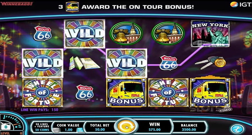 Game Show Slots Wheel of Fortune Tour