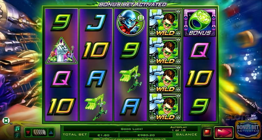 Green Lantern Slot by NextGen 