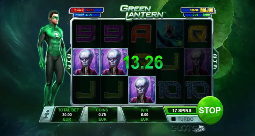 Green Lantern Slot by Playtech 