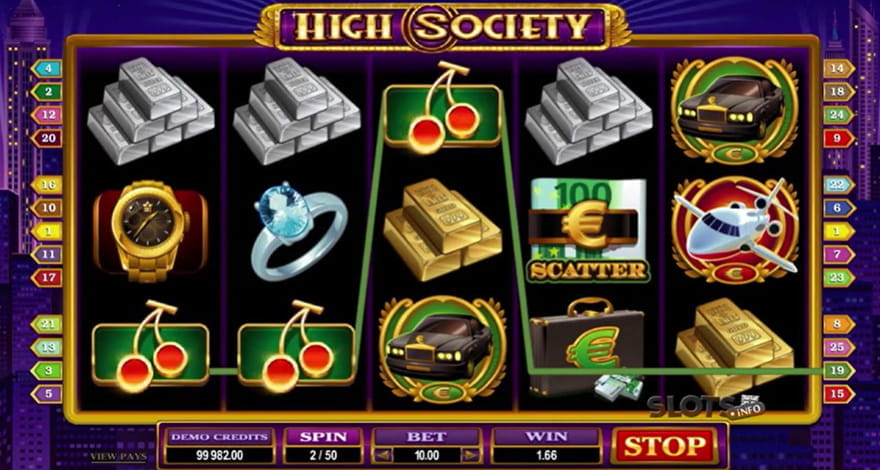 High Society Slot by Microgaming