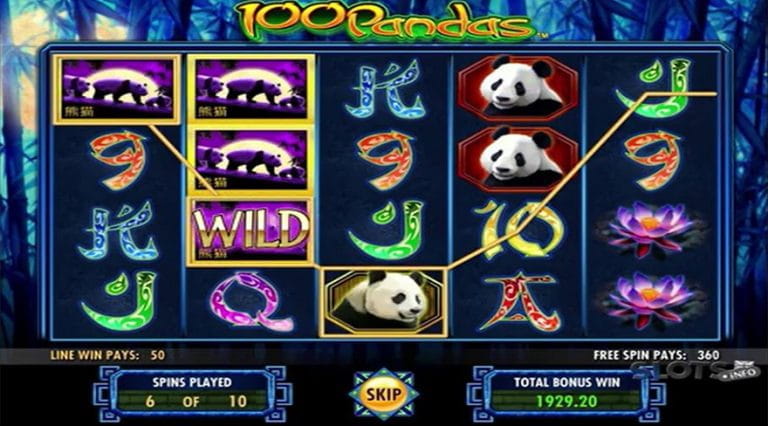 play ultra stack panda slot machine online