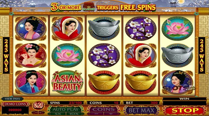 Free asian slot games