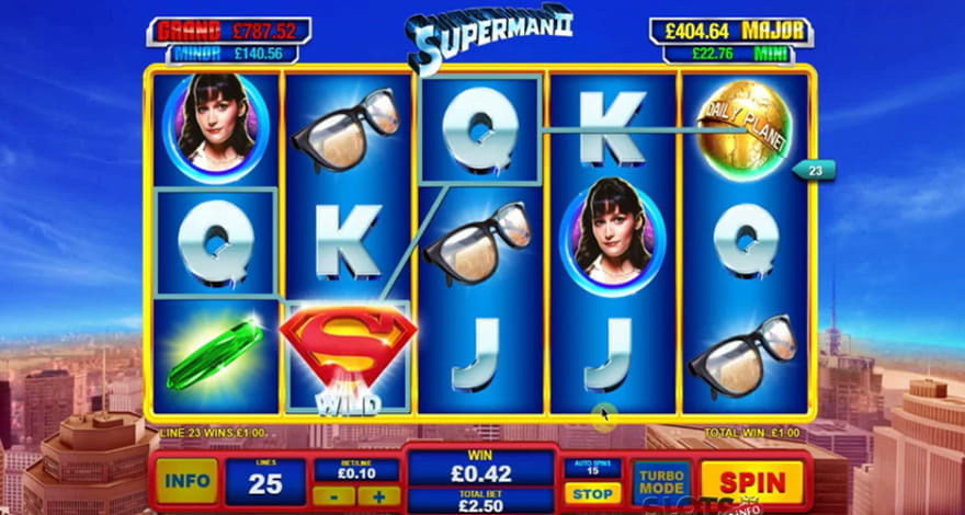 Superman 2 Slot by Playtech 