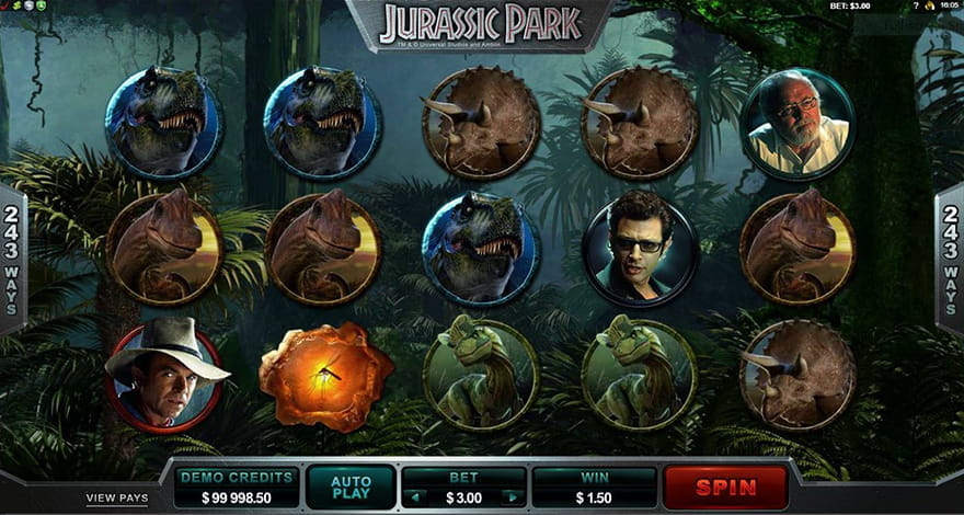 Top Pokie Slots Jurassic Park 