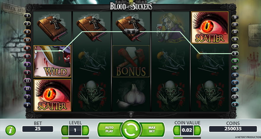 Blood Suckers Slot by NetEnt