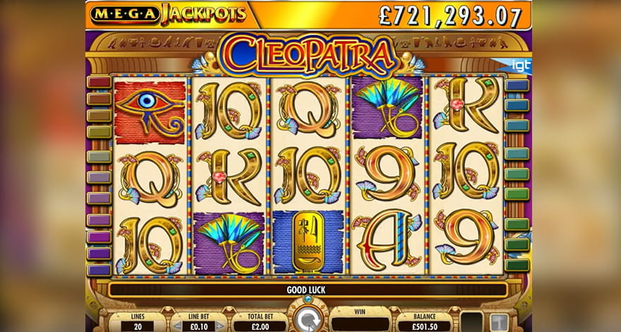Mega Jackpots Cleopatra Slot by IGT